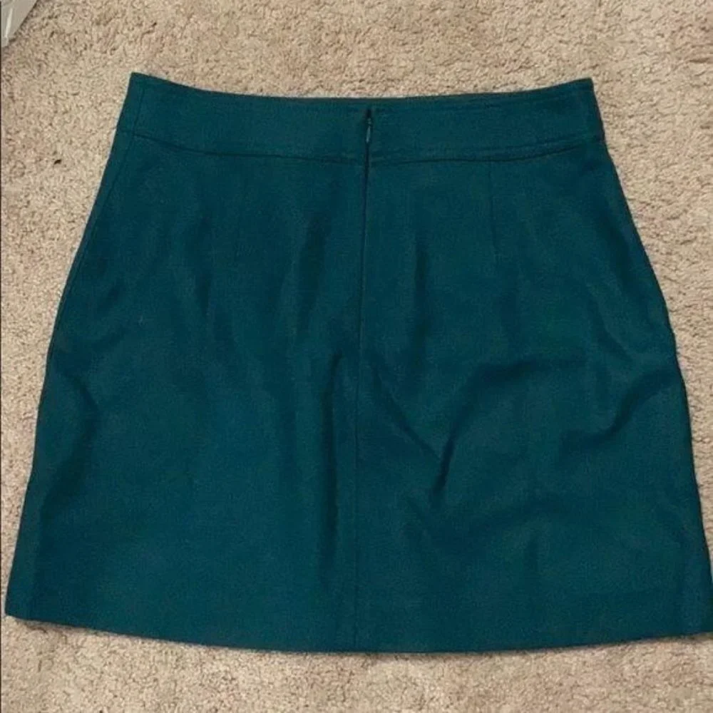 NEW J. Crew | Princess Mini Skirt in Double Serge Wool Sz 8P‎